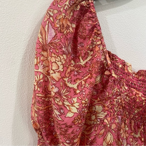 J.Crew Squareneck puff-sleeve cotton-blend voile top in bouquet block print - Picture 9 of 11